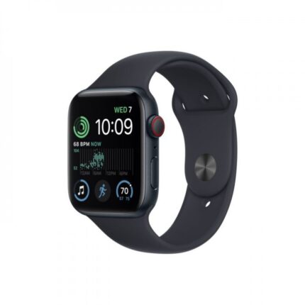 Apple Watch SE2 Cellular 44mm Fekete tok,Fek. Szíj